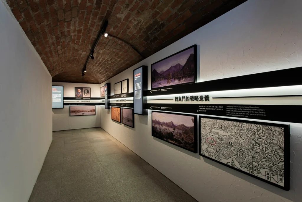 Timeline exhibit, offering a cohesive look at early mapping and military strategy.